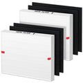AP-1512HH Filter Replacement for Coway Airmega AP-1512HH and 200M Air Purifiers, 2 True HEPA and 4 Carbon Pre-Filter, Compared to Part # 3304899