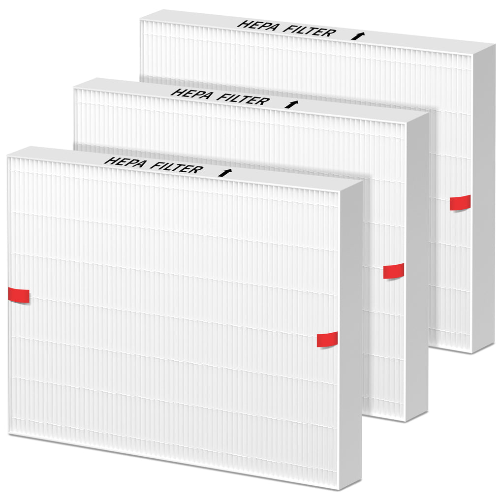 3 Pack AP-1512HH Air Purifier Replacement Filter for Coway Airmega AP-1512HH and Airmega 200M Air Purifiers, AP-1512HHS HEPA Filter Compared to Part #3304899
