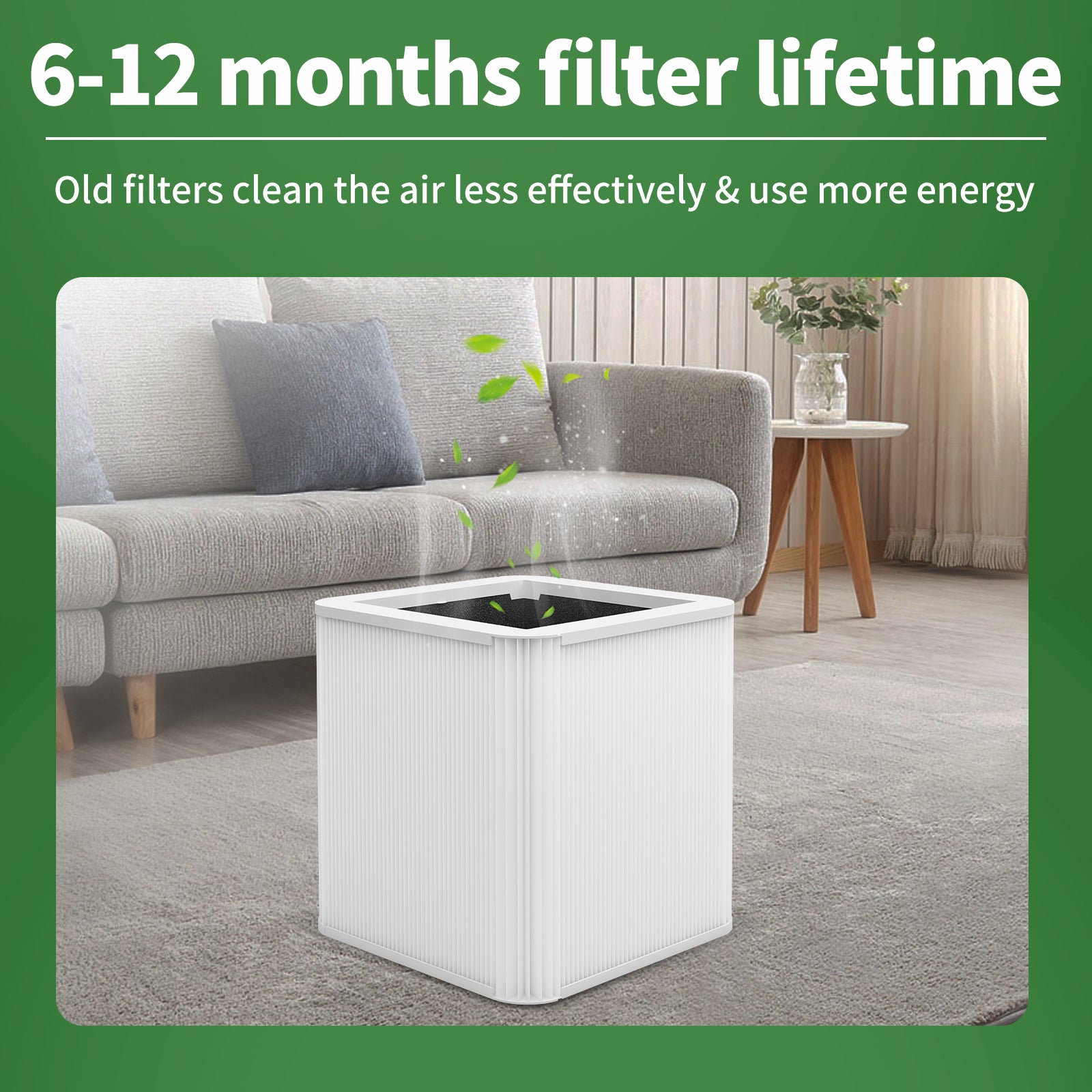 211+ Filter Replacement Compatible with 211+ Air Purifier, 2-in-1 H13 HEPA Filter and Activated Carbon Filters,2 Pack